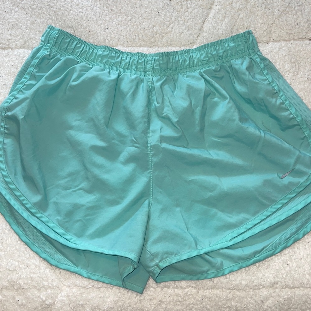 Blue Nike shorts